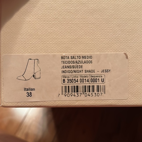 Alexandre Birman jean booties - size 38 - Picture 2 of 4